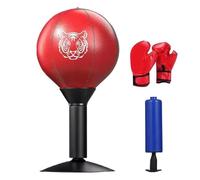 Desktop Punching Bag with Suction Cup,Reflex Bag for Office Table and Counters,Stress Relief Boxing Bag - Fun Gift for Party Exercise- Perfect for Teens Adults