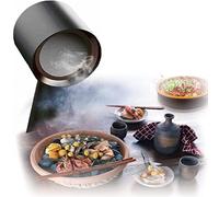 Desktop Range Hood, 40W Portable Mini Extractor Hood, Low Noise, Easy to Clean, Travel Cooker Hood with 2 Gears Mode, for Indoor BBQ, Fondue