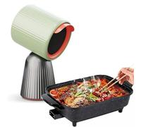 Desktop Range Hood, Portable Extractor Hood Indoor Kitchen Mini Fan Range Hood with One-Button Start and Multi Filtration, Kitchen Exhaust Fan with Oil Extractor Filter and Vent, Space Saving (Color