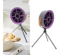 Desktop Range Hood, Portable Range Hood for Cooking with Adjustable Angle, 3 Wind Speeds, Removable Mini Kitchen Vent Exhaust Fan for Indoor BBQ Fondue RV (Purple)