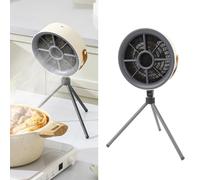 Desktop Range Hood, Portable Range Hood for Cooking with Adjustable Angle, 3 Wind Speeds, Removable Mini Kitchen Vent Exhaust Fan for Indoor BBQ Fondue RV (Beige)