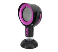 Desktop Range Hood, Portable USB Kitchen Exhaust Fan with 2 Speeds & Negative Ion, Removable Filter & Oil Cup for Apartment, Dorm, RV, Indoor BBQ (Black and Purple)