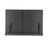 Desktop Reading Stand Multifunctional Ergonomic Adjustable Book Holder for Tablet Mobile Phone Notebook Study Office ABS Material (White) (Grey) (Black)