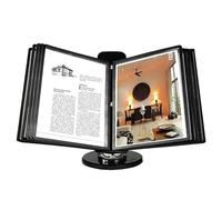 Desktop Reference Organizer - Adjustable Desk Flip File Holder, /Home Display and Storage A4 Documents, Letter-Size (Size :