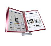 Desktop Reference Organizer File for Desk - Organizer, A4 Wall File, 5 10 Sheets of A4 Paper, Wall Hanging Guide (Color : Red)