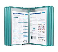 Desktop Reference Organizer Flip File Holder - Wall Organizer, 20 Display Pockets, A4 Documents, Assorted Colors (Color : G