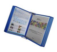 Desktop Reference Organizer Wall Mounted - 10 Panel A4 Wall Display Board, Document for Consultations, Efficient Wall Lectern for Use(D)