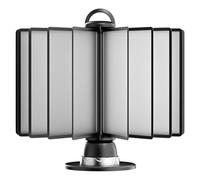 Desktop Reference System, Rotating A4 Catalog Display Organizer, Easy-Load Document Holder for Meeting Poster Display and Storage