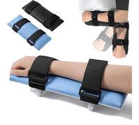 Desktop Shoulder Rehab Skateboard, Arm Rehabilitation Exercise Assisting Equipment, PU Leather Material with 360° Rotating Wheels for Rotator Cuff Recovery Improve Flexibility Stretching(Blue)