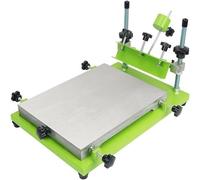 Desktop Silk Screen Printing Machine for Crafts & Bulk Orders, Easy-Clamp Design, High Temperature Solder Paste Ink Printer, 300 x 240 mm Size