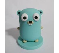 Desktop Small Ornament Decorative Item Cartoon Gopher Golang Mascot,Blue