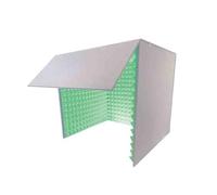 Desktop Soundproof Cover, Desktop Recording Studio, Portable Recording Booth, Vocal Absorbing Shield, Small Music Recording Studio for Home Studio, Music Recording, Voice Actors, 80x80cm(B)