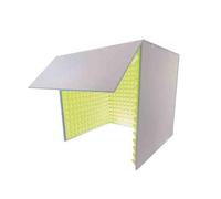 Desktop Soundproof Cover, Desktop Recording Studio, Portable Recording Booth, Vocal Absorbing Shield, Small Music Recording Studio for Home Studio, Music Recording, Voice Actors, 80x80cm(C)
