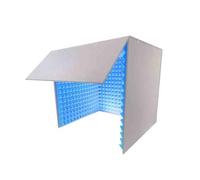 Desktop Soundproof Cover, Desktop Recording Studio, Portable Recording Booth, Vocal Absorbing Shield, Small Music Recording Studio for Home Studio, Music Recording, Voice Actors, 80x80cm(A)