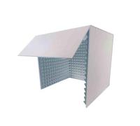 Desktop Soundproof Cover, Desktop Recording Studio, Portable Recording Booth, Vocal Absorbing Shield, Small Music Recording Studio for Home Studio, Music Recording, Voice Actors, 80x80cm(D)