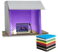 Desktop Soundproof Cover Portable Soundproof Desktop Cover for Vocal Recording and Studio Use with Effective Sound Absorption