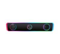 Desktop Speaker - Powerful Bass Speaker | Portable Wired Soundbar | 3.5mm Audio Jack Connection | Small Compact Sound System | Advanced Audio Technology for Home, Bedroom, Outdoor, Travel