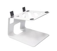 Desktop Speaker Stand Computer Speaker Rack Improving Your Listening Experience Vibration Damping Audio Bracket Tabletop, White