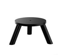 Desktop Speaker Stand For Echo Dot Max Studio, Clear Acrylic Tripod Holder With Sturdy Build, Space Saving Desk Organizer(Black)