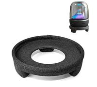 Desktop Speaker Stand for Harman Kardon Aura Studio 3 4 5 SoundSticks 4 5 EVA Speaker Desk Stand Space Saving Table Desk Stand - Isolation Pad Anti Vibration Angle Riser (Black)