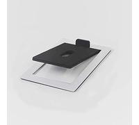 Desktop Speakers Stands For Kanto's YU4, Tilted Steel Damping Foam Padding for Computer PC Tabletop Monitor Speaker Riser (White Solid)