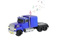 Desktop Speakers - Truck Shape | Built In Microphone Amplifier - Retro American System, Stereo FM Radio LED Light Party Room Car Gift