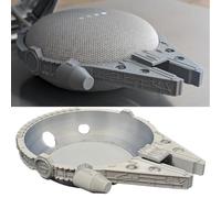 Desktop Stand Holder For Google Home Mini Voice Assistants Compact Holder Case Spaceship Modeling Mount Stand Base