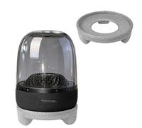 Desktop Stand Holder for Harman Kardon Aura Studio 5 and Studio 4 3, Speaker Bracket EVA Anti-Vibration Base Desktop Isolation Pad Protective Audio Mount for SoundSticks 4/5 (gray)