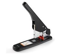 Desktop Staplers Staplers for Paper Heavy Duty Stapler, 210 Sheet High Capacity Long Arm Industrial Office Student Home Portable Stapler Jam-Free