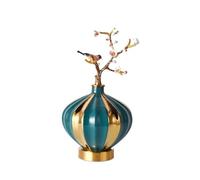 Desktop Statues Living Room Entrance Enamel Vase Ornaments Home Wine Cabinet Modern Decoration Home Decorative Statues(A)
