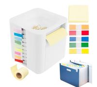 Desktop Sticky Note, Handy Pad Holder Organizer, 4x3 Inch Dispenser with Easy Access Feature, Durable Note Stand, Office Accessory with Compact Design, Tool for Desk Cabinet