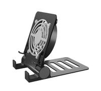 Desktop Tablet Stand - Foldable Smartphone Stand with Cooling Fan for Table | rt Silent Tablet For Cafes, Relaxing Area, Conference Rooms,