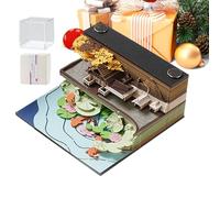 Desktop tear-off calendar - 2026 3D notepad, notepad, daily planning , monthly, monthly note , functional desk for use in the office, too