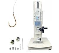 Desktop Tensile Testing Machine, 10-2000n High Precision Digital Force Gauge Push Pull Gauge Tester, Manual Horizontal Pulling Force Testing Equipment W/Fixture, For Destructive(No ruler,500N)