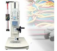 Desktop Tensile Testing Machine, Digital Pull Force Tester, Portable Digital Force Gauge, with 5 Probes, 2 Testing Clamp, Stroke 270mm, for Compression and Tension Testing(With ruler,100N)
