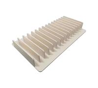 Desktop Tile Display Rack for Glass, Marble, Quartz, and Porcelain Samples - ABS Storage Stand for Efficient Organization