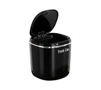 Desktop Trash Can With Lid - Press Top Lid Small Bin | Desk Trash Garbage Basket - for Kitchen Bedroom Offices Dorm Room Car Indoor Outdoor