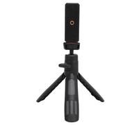 Desktop Tripod, Extendable Selfie Stick with Phone Holder, Aluminum Alloy, ABS, 360° Ball Head, Cold Shoe Mount, Live Broadcast, Video Recording, Mirrorless Camera, Sports