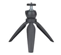 Desktop Tripod, Mini Tripod with Detachable Ball Head and Mobile Phone Clamp Height Ajustable Portable Tabletop Tripod Phone Tripod for 2.4-4.1in Phone Width