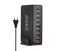 Desktop USB C Charging Station | 8 Port Type C Quick Charge Laptop Power Adapter,Super Fast Laptop Adapter Quality Control