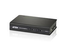 Desktop USB DVI Audio Slim KVM Switch 2 Port ATEN CS72D, 1920 x 1200 @ 60 Hz, supports Windows, Linux, Mac, FreeBSD, Sun, #1 KVM Market Leader