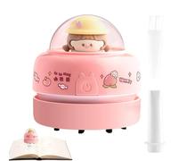 Desktop Vacuum Cleaner, Table Dust Cleaner,Cartoon Tabletop Crumb Vacuum Cleaner - Energy Saving, Battery Powered, Adorable Portable Cordless Vacuum Cleaner for Home, The