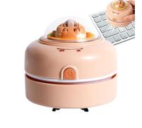 Desktop Vacuum - Cute Capybara Table Dust Cleaner, Mini Portable Pocket Duster with Powerful Suction, USB Rechargeable Cleaner for Keyboard, Computer, Car, Office, Dorm, and Home Interior Use