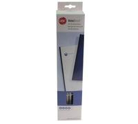 Desktop Velobinder Binding Strips 45mm 4 Prongs Bind 200 Sheets A4 White Ref 9741639 [Pack 25] + Free finchley Refill Pen (4)