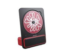 Desktop Vertical CD Player for Home CD Music Player with Remote Control (Red)