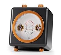 Desktop VU Meter Music Rhythm Light, Sound Reactive LED Lamp with Brightness & Backlight Color Adjustable, Audio Pickup Light for Home Studio Gaming Room Decoration