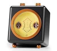 Desktop VU Meter Music Rhythm Light, Sound Reactive LED Lamp with Brightness & Backlight Color Adjustable, Audio Pickup Light for Home Studio Gaming Room Decoration