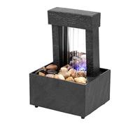Desktop Water Fountain - Fountain Decorative Desktop | Cascading Table Fountains | Home Decor Indoor Light, Zen for Meditation, Relief of St
