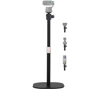 Desktop Webcam Stand, 18-inch Heavy-Duty Webcam Tripod Holder Compatible with Insta360 Link 2/Link 2C/Link PTZ 4K Webcams and X4 X3 X2 Action Cameras