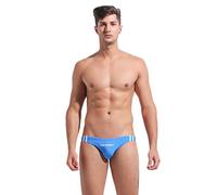 DESMIIT Men's Swimwear Briefs Bikini Low Rise Drawstring Swim Suit - Blue - US Large |Tag XL(Waist:33-35inch/84-88cm)